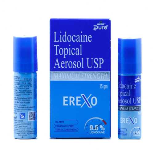 Gufic Pure Erexo Lidocaine Topical Anaesthetic Spray 01